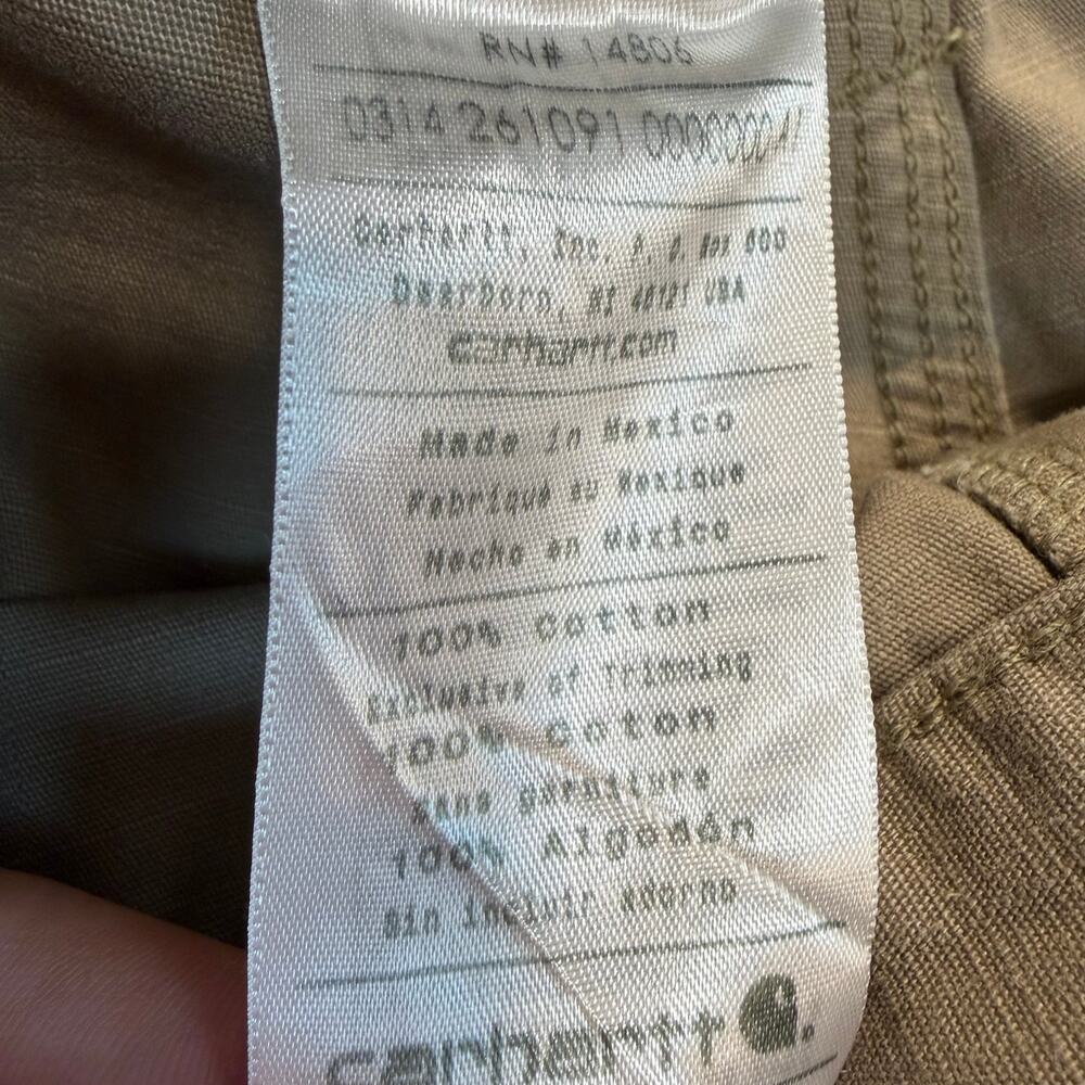 Brand New Carhartt Mens 44 Ripstop Cargo Work Shorts Cotton Gorpcore Relaxed Fit - Picture 7 of 8